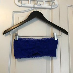 Royal Blue Bandeau Bralette Tube Top